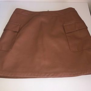 leather mini skirt 🦋